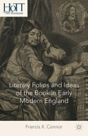 Literary folios and ideas of the book in early modern England /