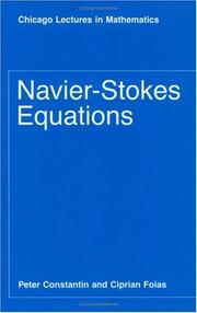 Navier-Stokes equations /