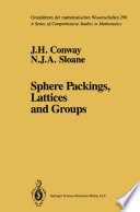 Sphere Packings, Lattices and Groups /