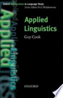 Applied linguistics /