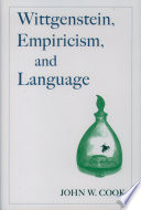 Wittgenstein, empiricism, and language /