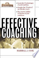 Effective coaching /