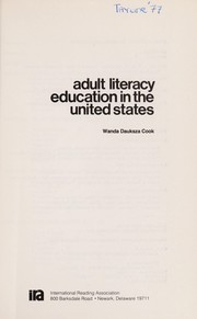 Adult literacy education in the United States /