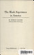 The Black experience in America /