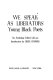 We speak as liberators : young Black poets; an anthology /