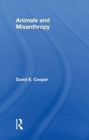 Animals and misanthropy /