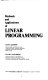 Methods and applications of linear programming /