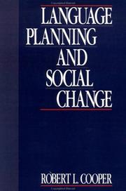 Language planning and social change /