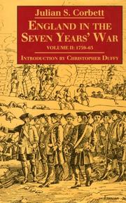 England in the Seven Years' War /