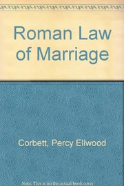 The Roman law of marriage /