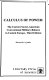 Calculus of power : the current Soviet-American conventional military balance in central Europe /