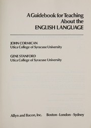 A guidebook for teaching about the English language /