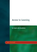 Access to learning : for pupils with disabilities /