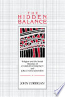 The hidden balance : religion and the social theories of Charles Chauncy and Jonathan Mayhew /