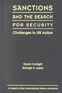 Sanctions and the search for security : challenges to UN action /