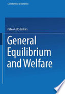 General equilibrium and welfare /