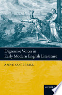 Digressive voices in early modern English literature /