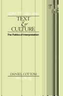 Text and culture : the politics of interpretation /
