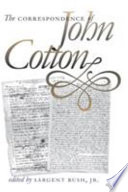 The correspondence of John Cotton /