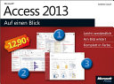 Microsoft Access 2013 auf einen Blick /