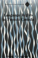 Language rights in French Canada /