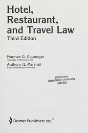Hotel, restaurant, and travel law /