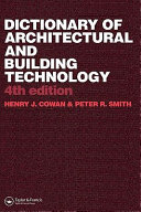 Dictionary of architectural and building technology /