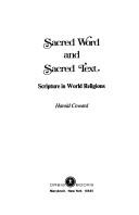Sacred word and sacred text : scripture in world religions /