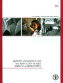 Quality assurance for microbiology in feed analysis laboratories /