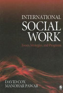 International social work : issues, strategies, and programs /
