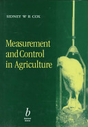 Measurement and control in agriculture /