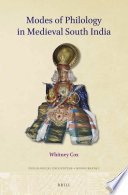 Modes of philology in medieval South India /