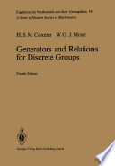 Generators and relations for discrete groups /