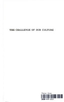 The challenge of our culture.