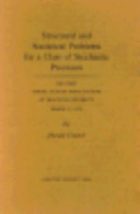 Structural and statistical problems for a class of stochastic processes.