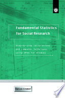 Fundamental statistics for social research : step-by-step calculations and computer techniques using SPSS for Windows /