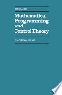 Mathematical Programming and Control Theory /