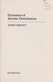 Dynamics of income distribution /