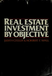 Real estate investment by objective /
