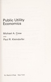 Public utility economics /