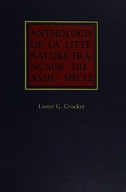 Anthologie de la litterature francaise du XVIIIe siecle /
