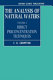 The analysis of natural waters /