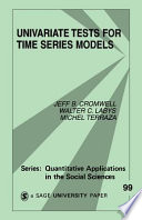 Univariate tests for time series models /