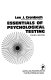 Essentials of psychological testing /
