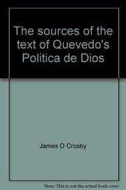 The sources of the text of Quevedo's Politica de Dios /
