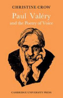 Paul Valery and the poetry of voice /
