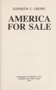 America for sale /