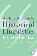 An introduction to historical linguistics /