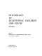 Psychology of exceptional children and youth /