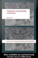 Nikkeiren and Japanese capitalism /